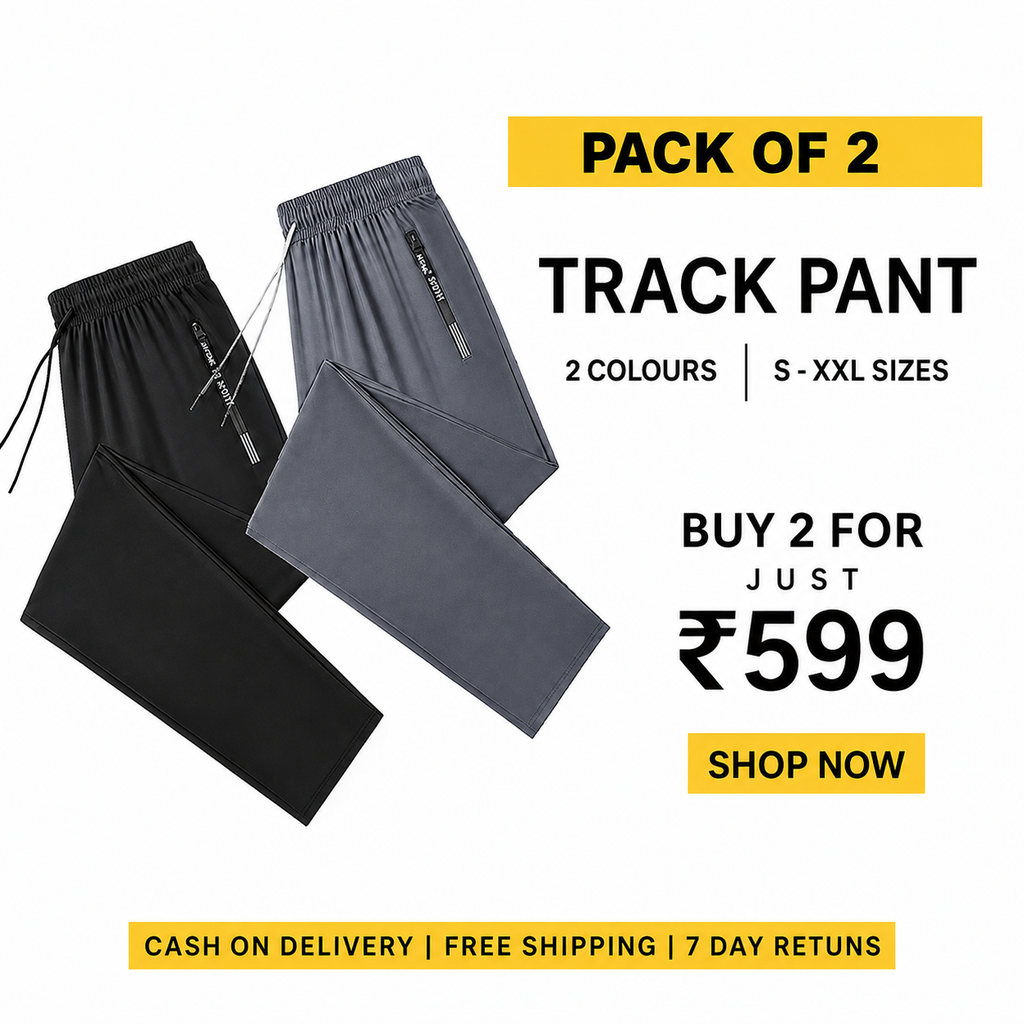 Buy 2 Premium Track Pants for Just ₹599| Limited Time Combo Offer!