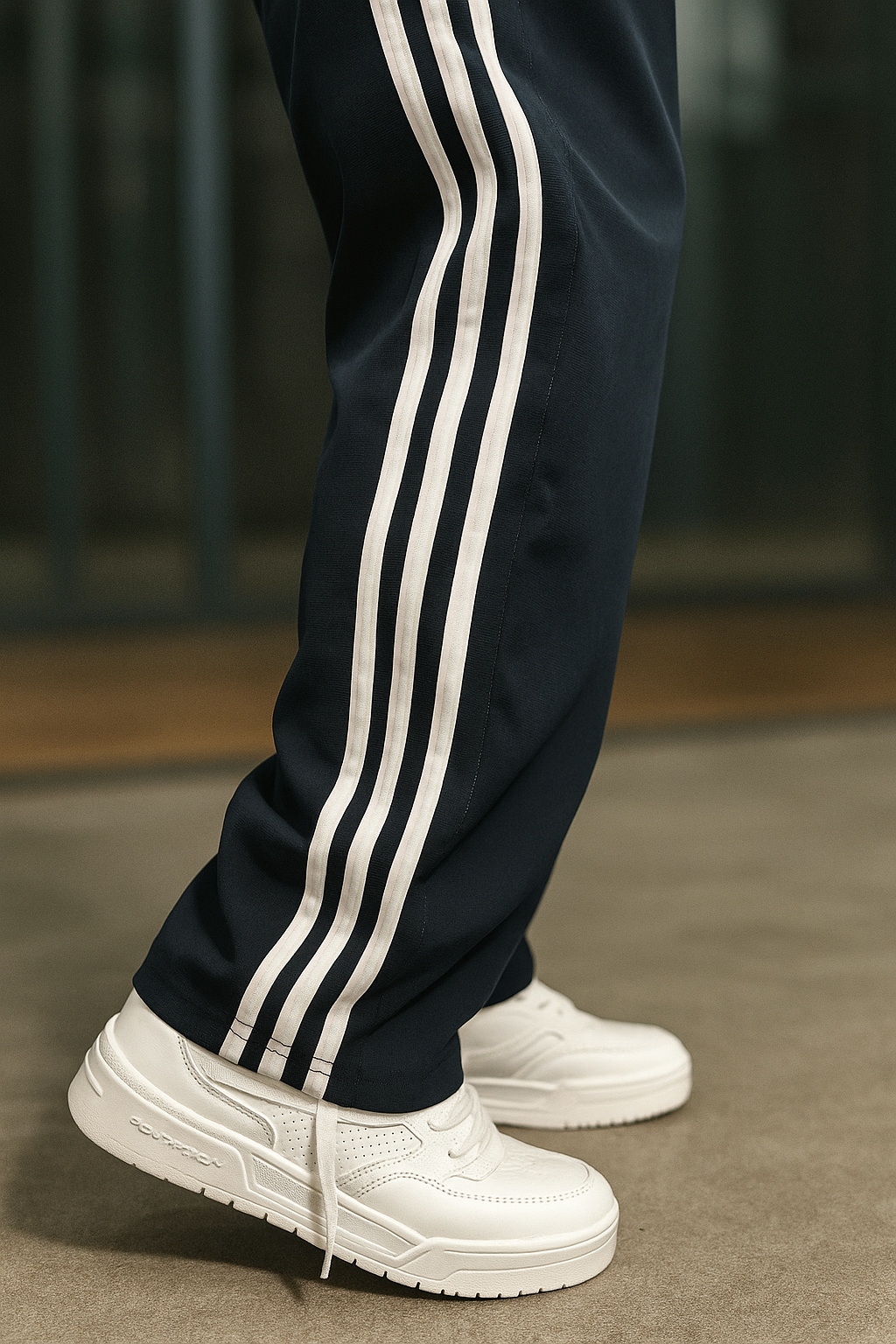 Air Force Blue Loose Fit Track Pant / Lower with 3 Stripes – Everyday Comfort