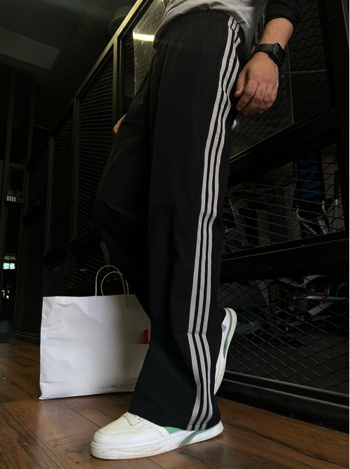 Black Bootcut track pants | premium|