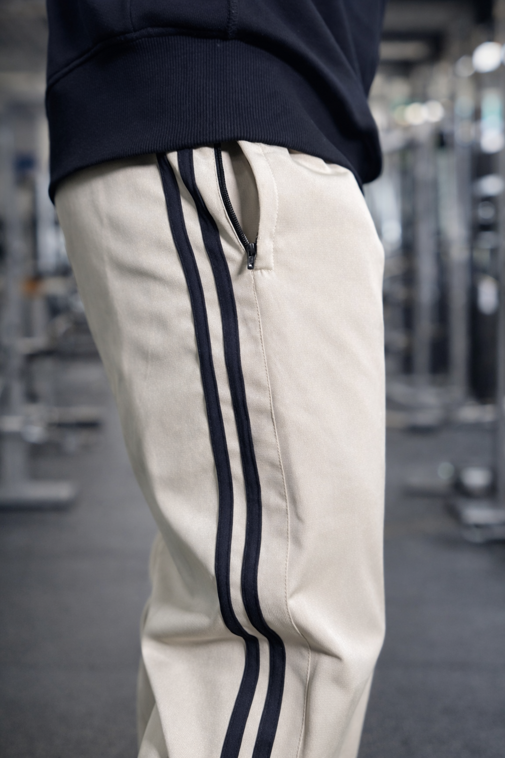 Pista Green Fit Track Pant / Lower with 2 Stripes – Minimal Fashion Look