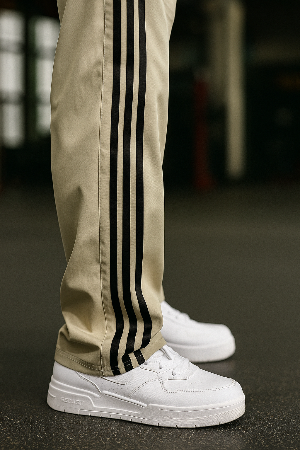 Pista Green Fit Track Pant / Lower with 3 Stripes – Minimal Fashion Look