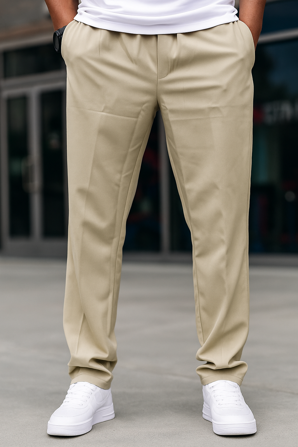 Pista Green Fit Track Pant / Lower with 3 Stripes – Minimal Fashion Look